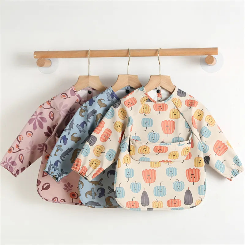 Kids Long Sleeved PU Bibs