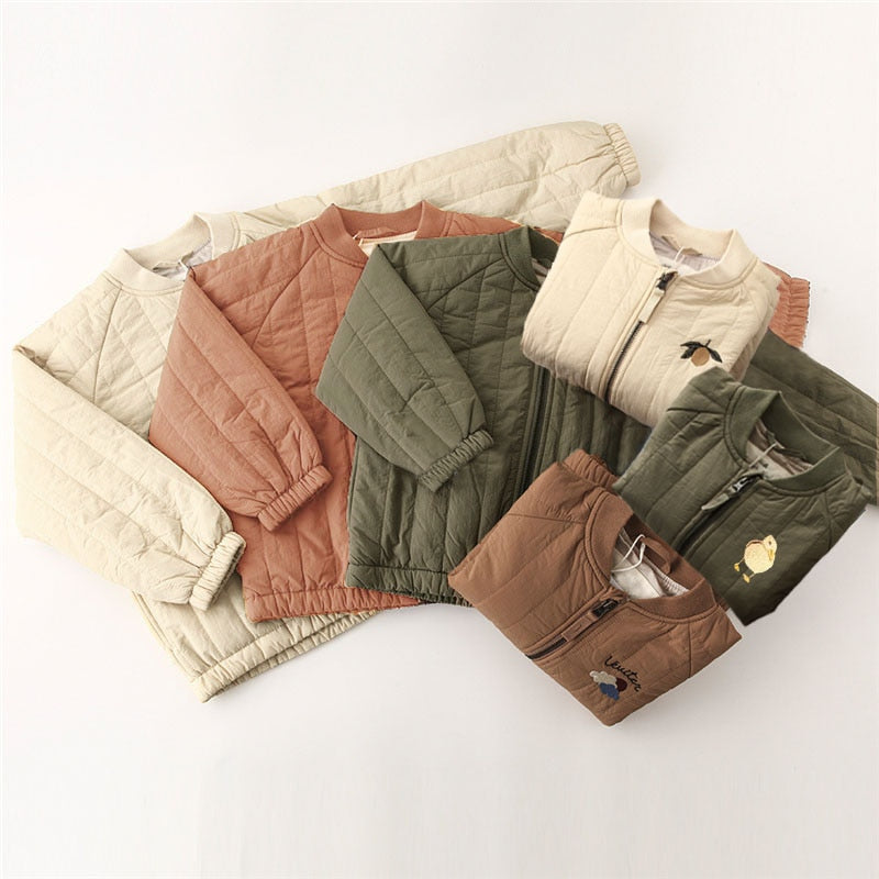 Kids Embroidered Patch Jacket