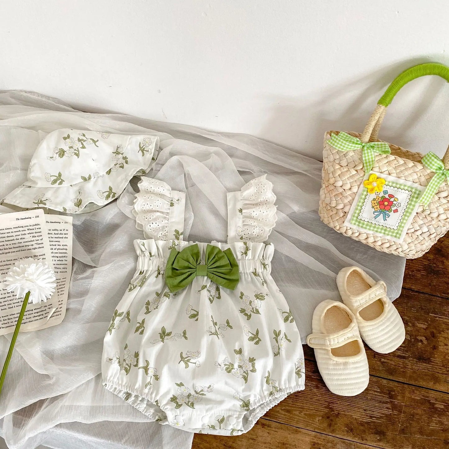 Garden Romper With Hat