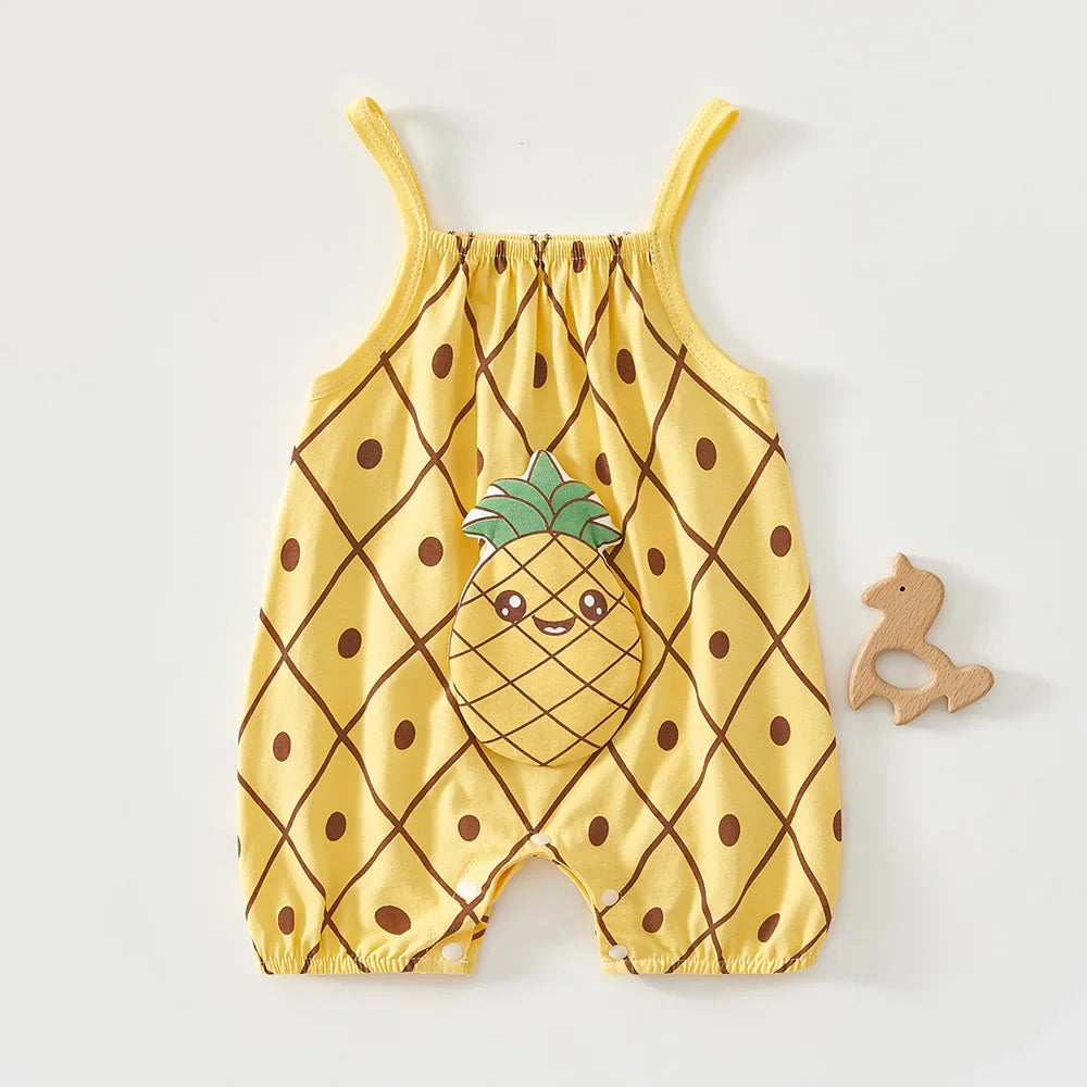 Newborn Fruit Patch Romper