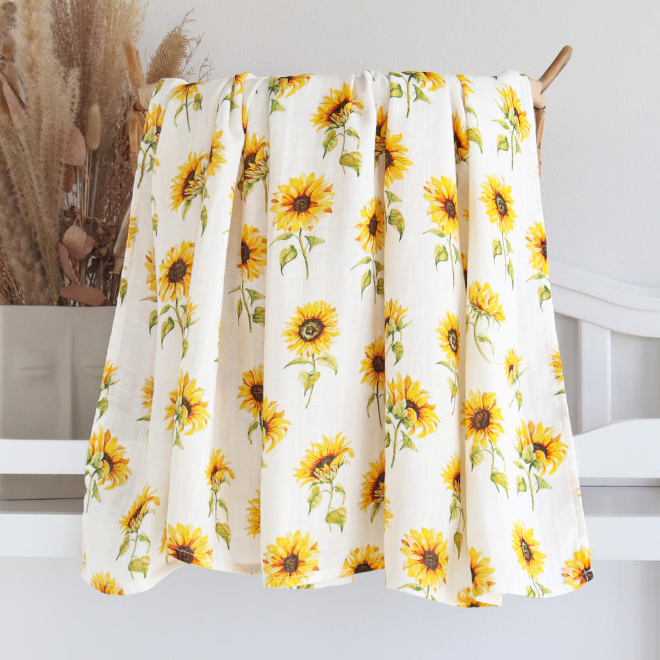 Art Deco Muslin Swaddles