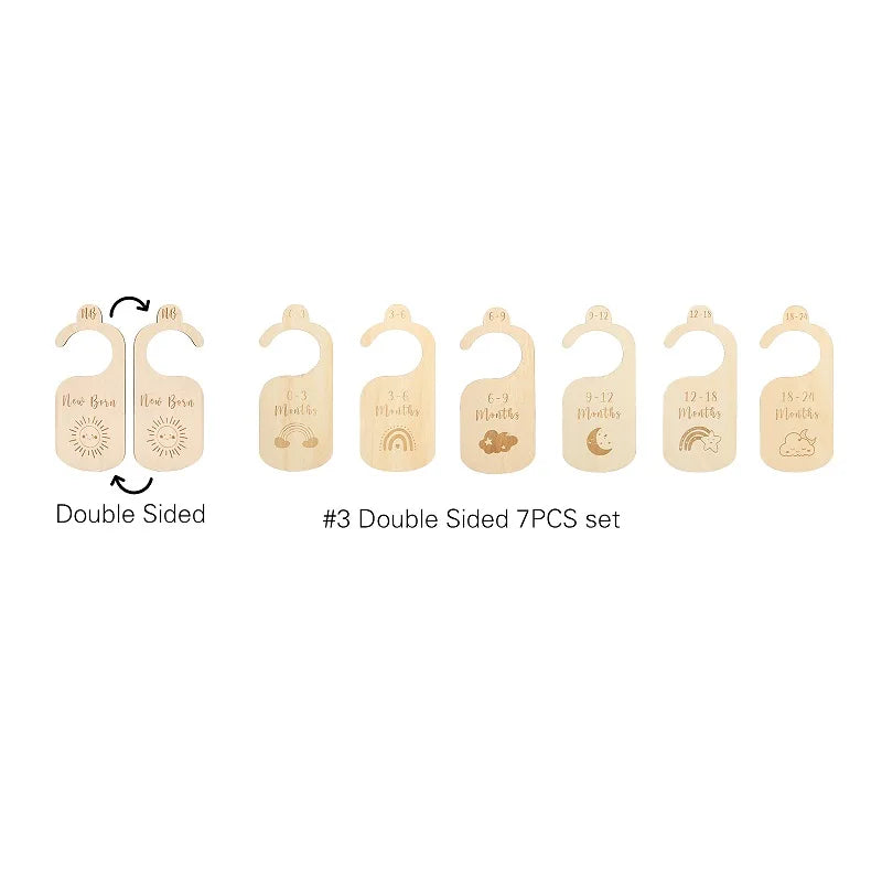 7Pcs Acrylic Closet Dividers
