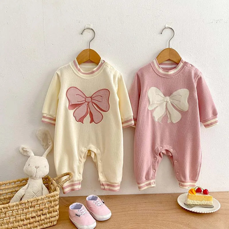 Knitted Ribbon Bow Jumpsuit
