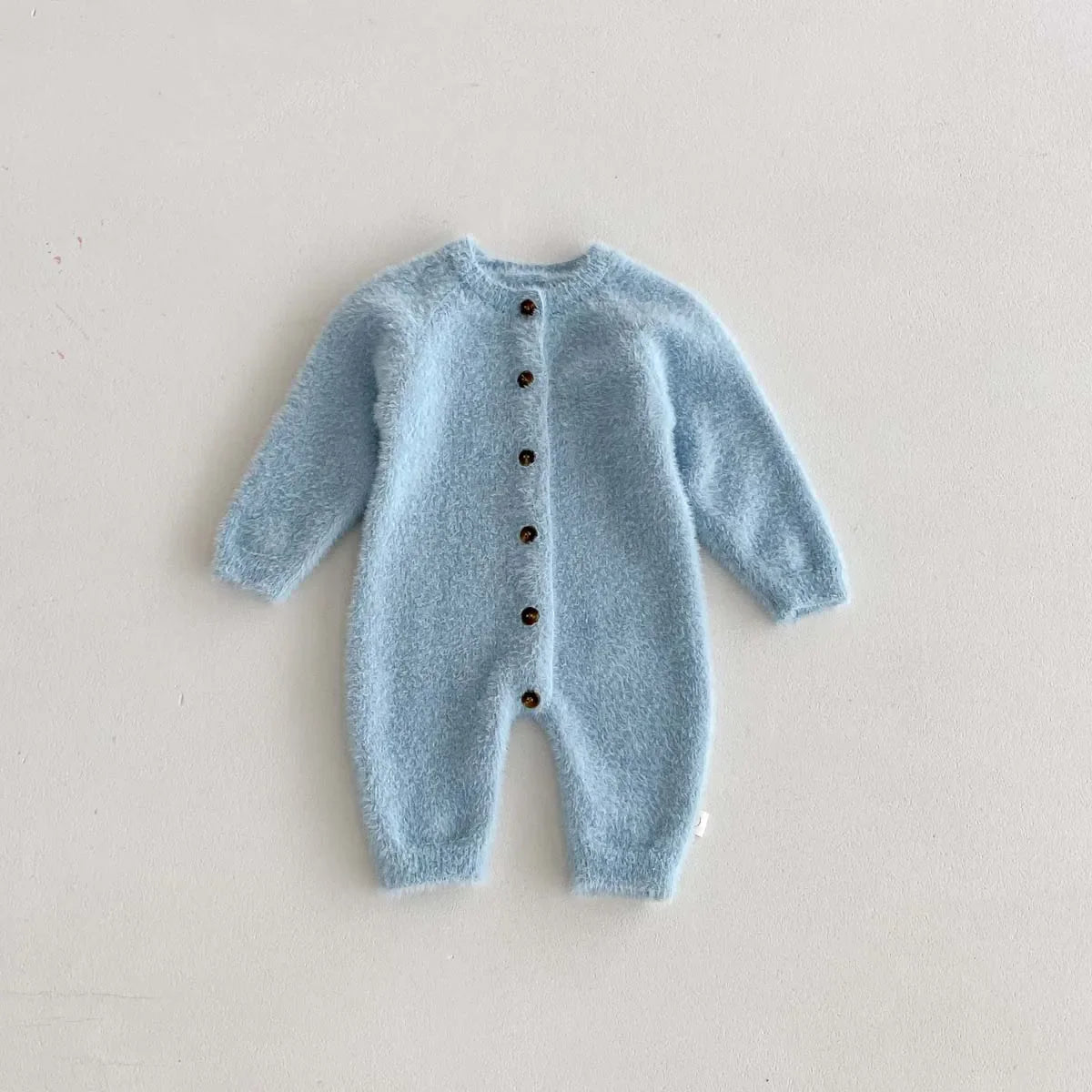 Cozy Plush Button Up Jumpsuit