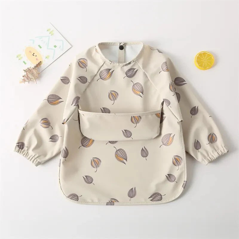 Kids Long Sleeved PU Bibs