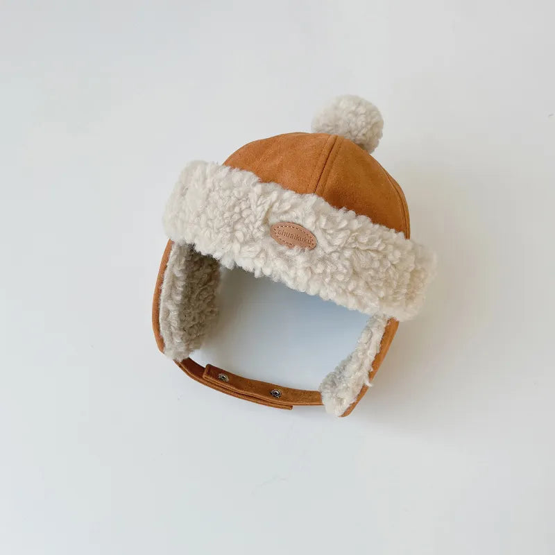 Kids Mongolian Velvet Warm Winter Hat