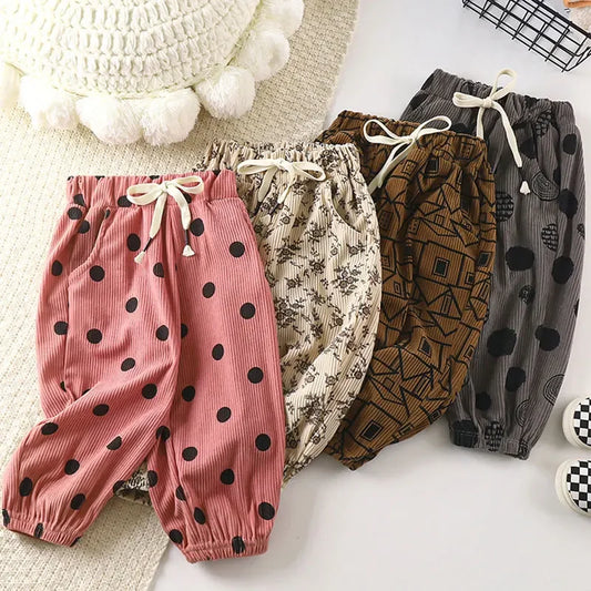 Drawstring Lantern Jogger Pants