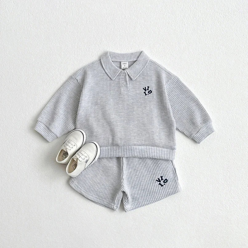 Vidi Waffle Shorts Set