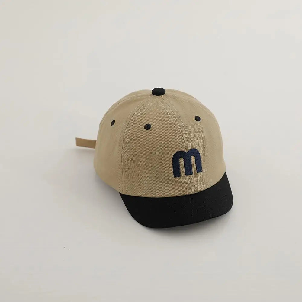 Letter M Peaked Cap