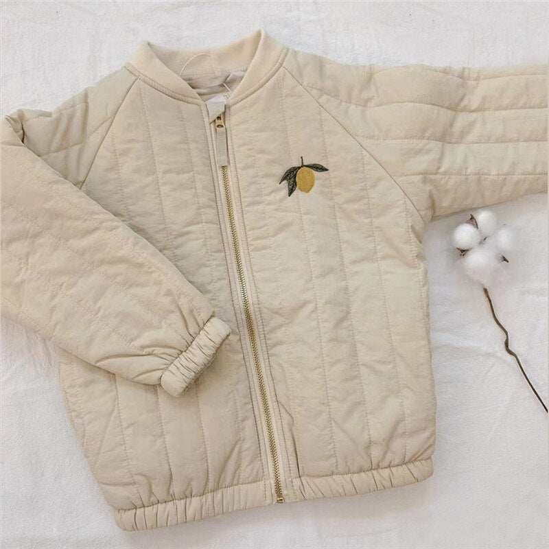 Kids Embroidered Patch Jacket