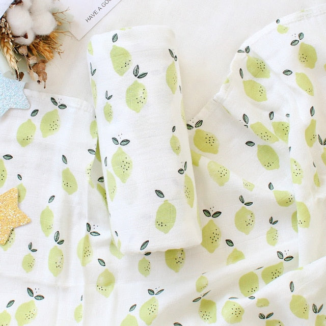 Art Deco Muslin Swaddles
