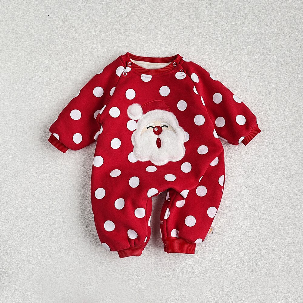 Cozy Santa Claus Rompers