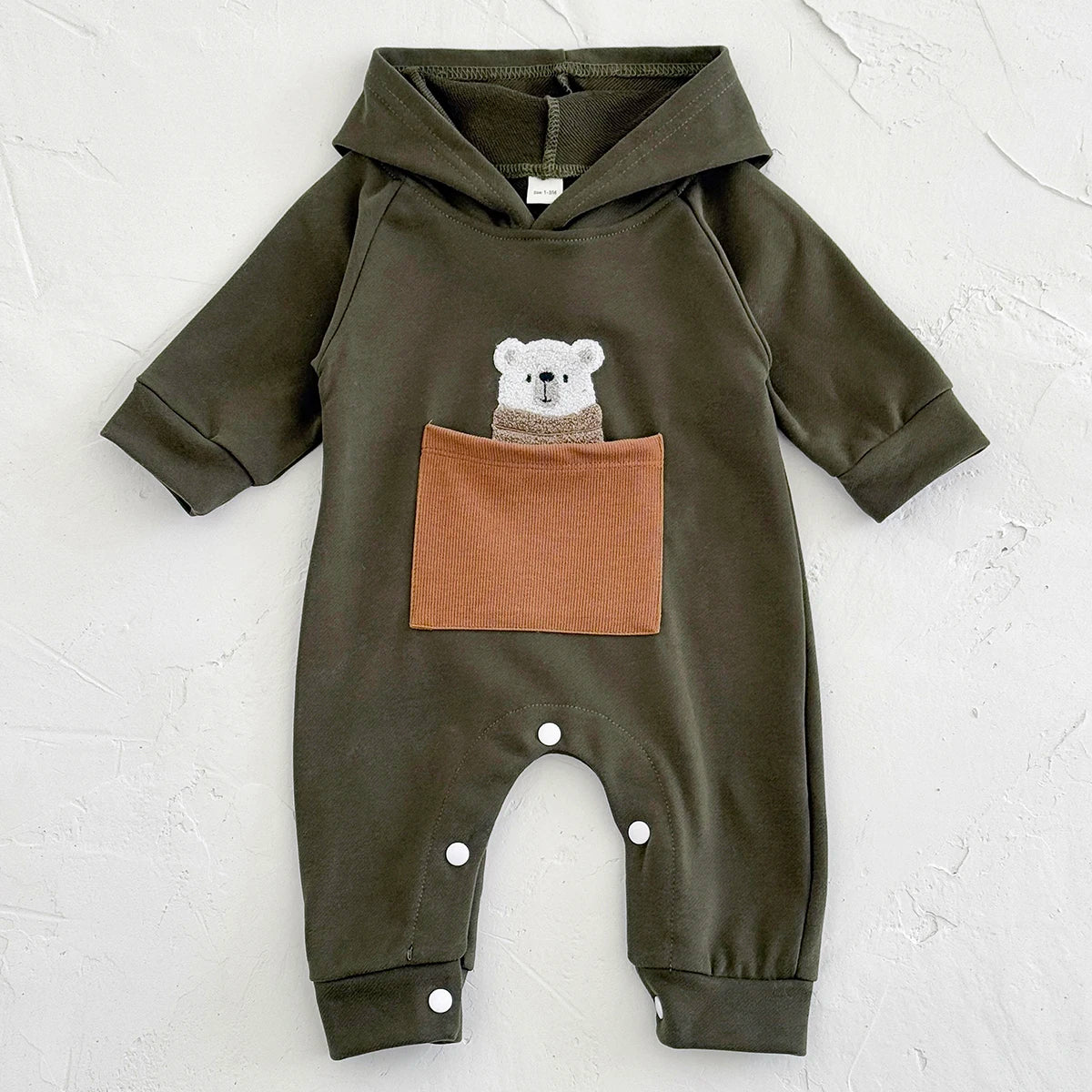 Bear Pocket Jumpsuit