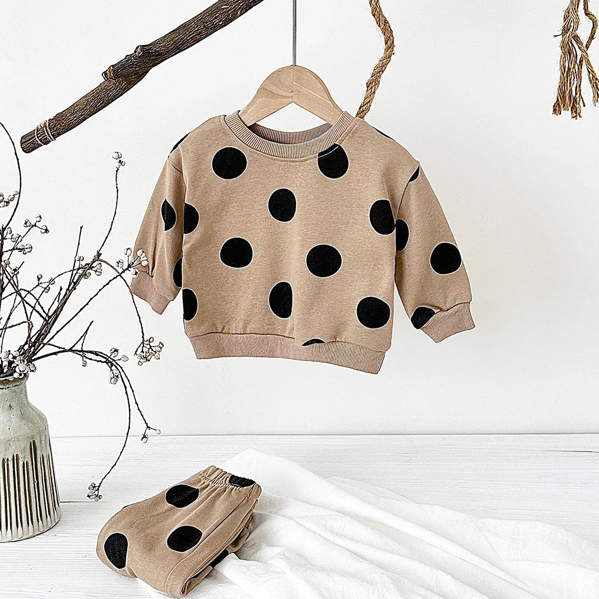 Polka Dot Jogger Set