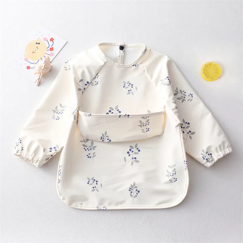 Kids Long Sleeved PU Bibs
