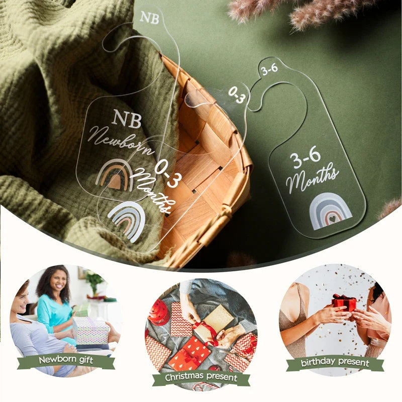 7Pcs Acrylic Closet Dividers