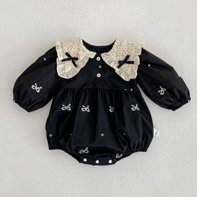Mary Jane Ribbon Romper