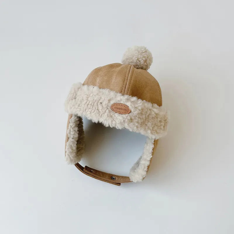 Kids Mongolian Velvet Warm Winter Hat
