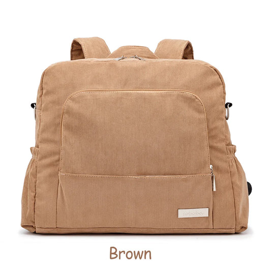 Corduroy Diaper Stroller Bag
