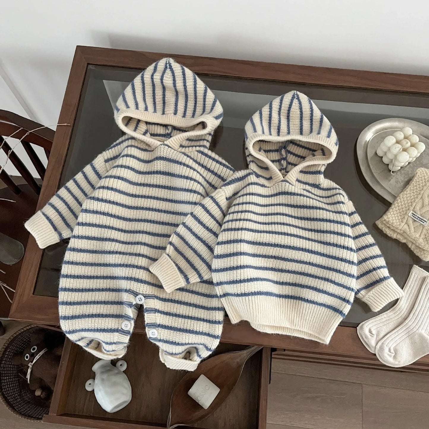 Stipe Knit nJumpsuit