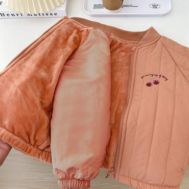 Kids Embroidered Patch Jacket