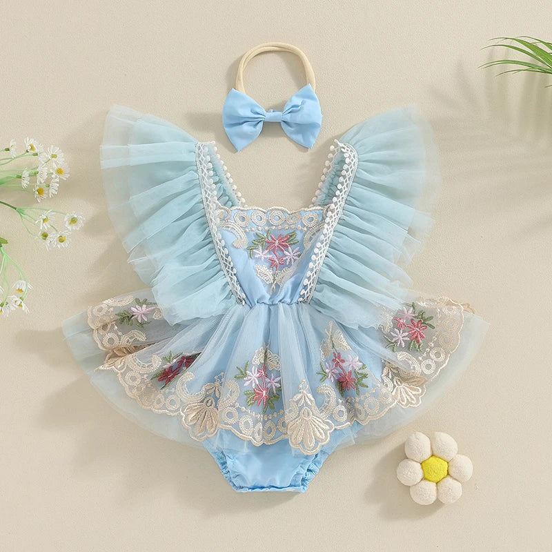 Newborn Fly Sleeve Romper