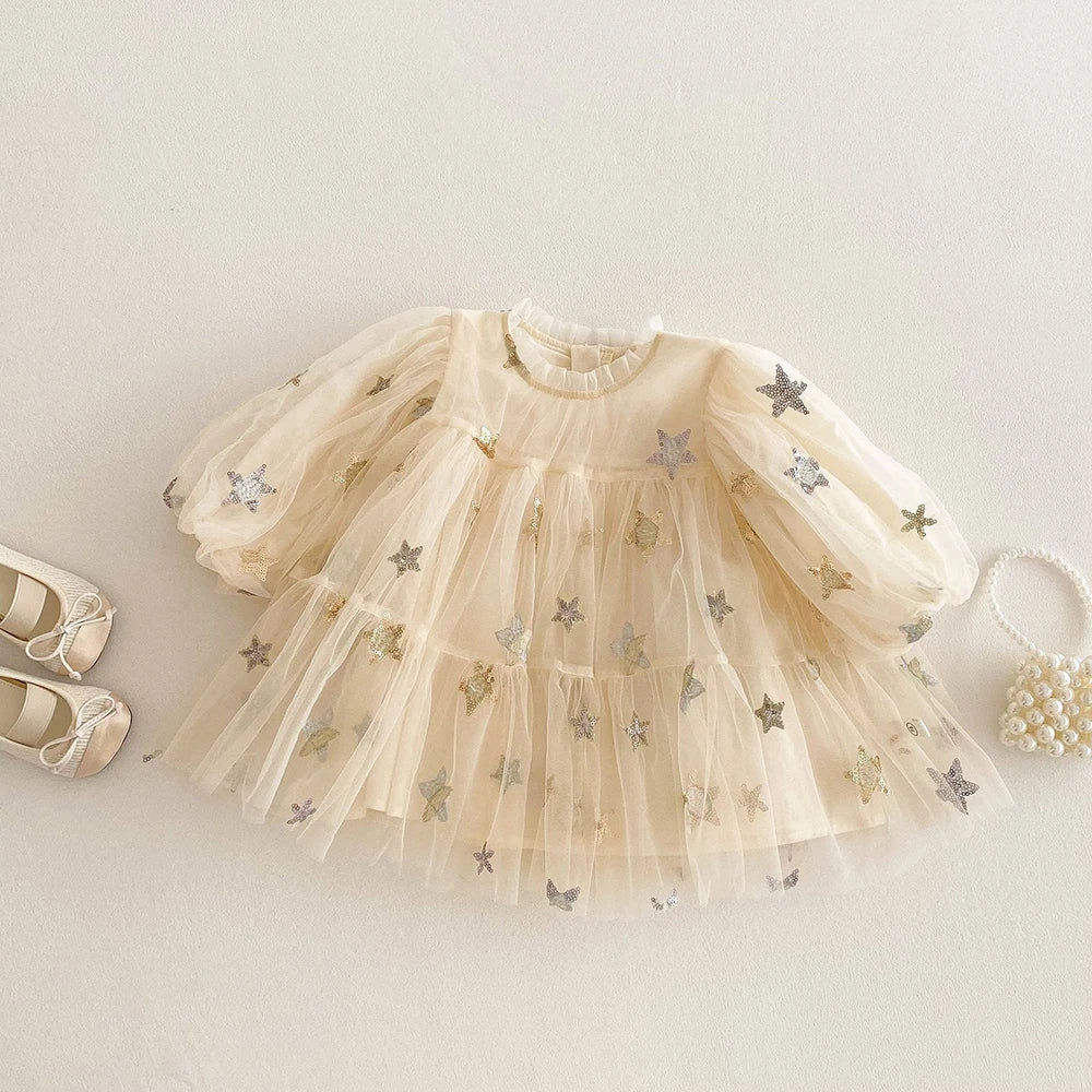 Star Mesh Dress