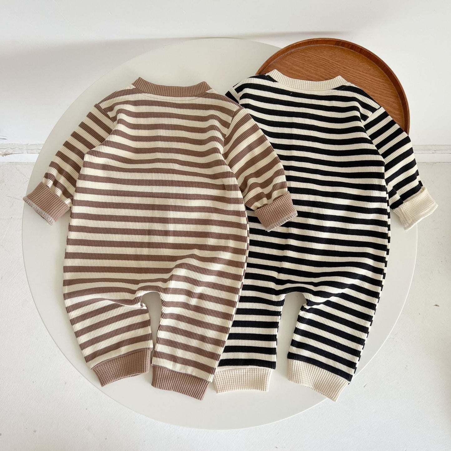 Warm Stripe Cotton jumpsuit