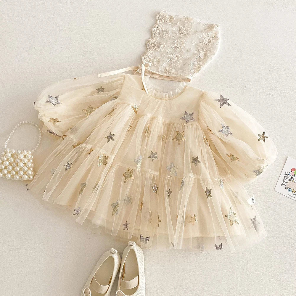 Star Mesh Dress
