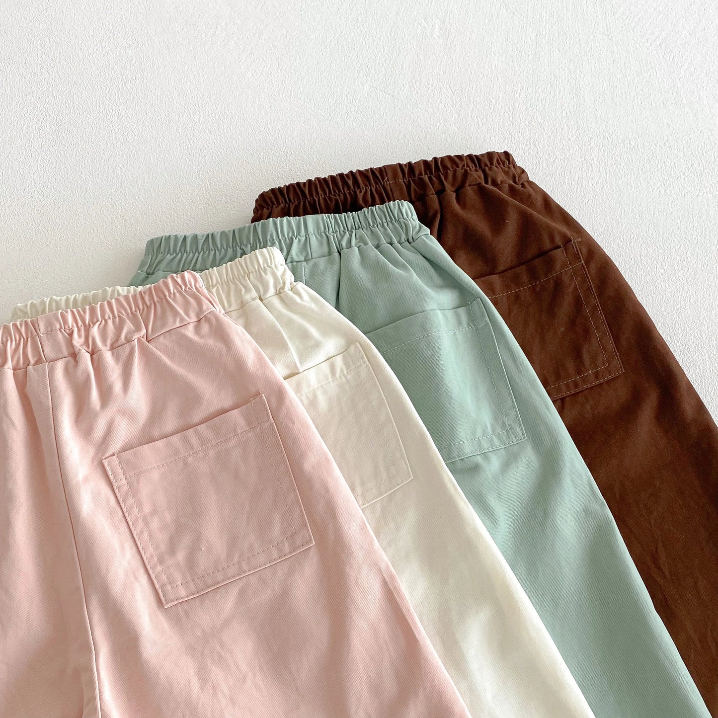 Elastic Waist Casual Pants