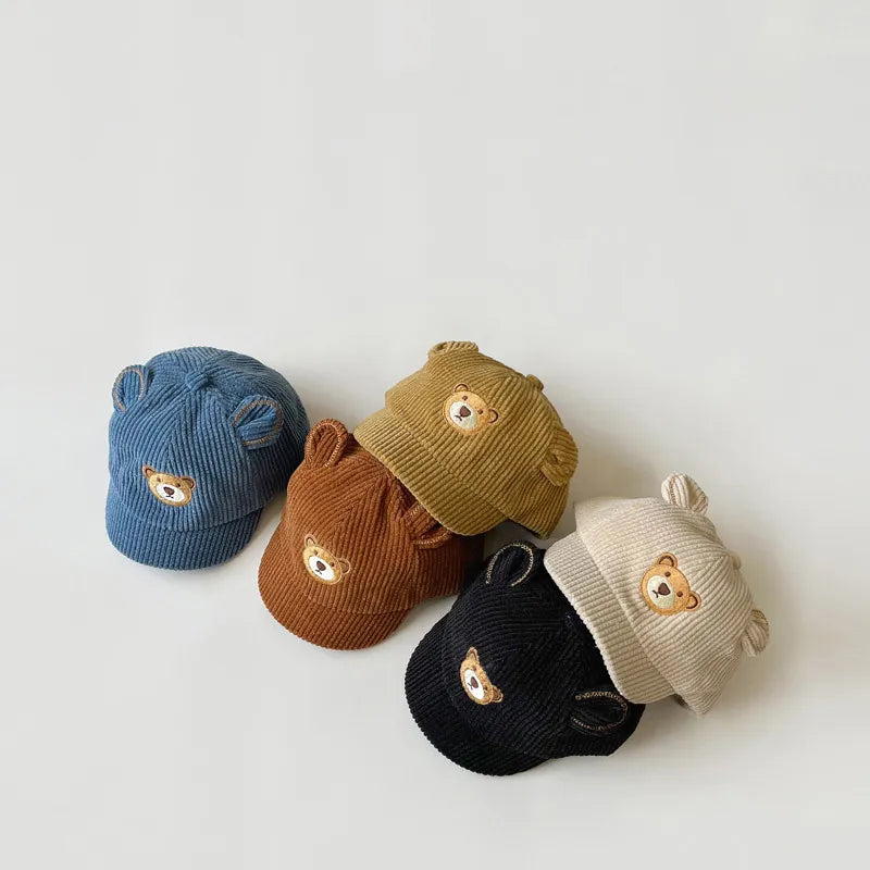 Corduroy Bear Hat