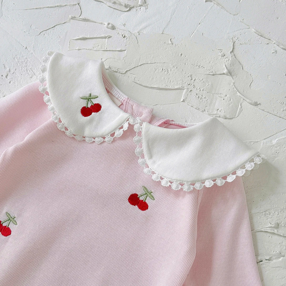 Pink Cherry Print Jumpsuit