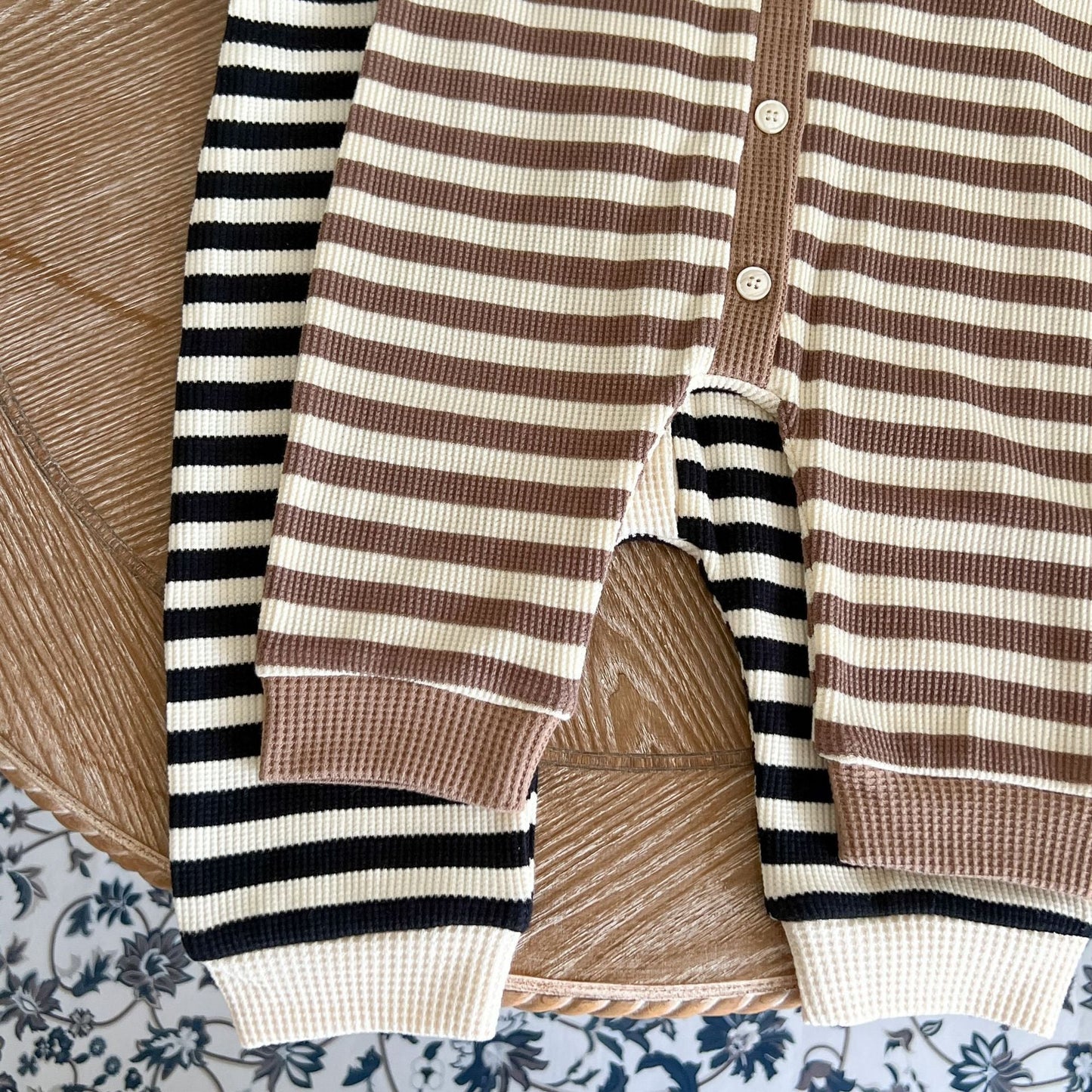 Warm Stripe Cotton jumpsuit
