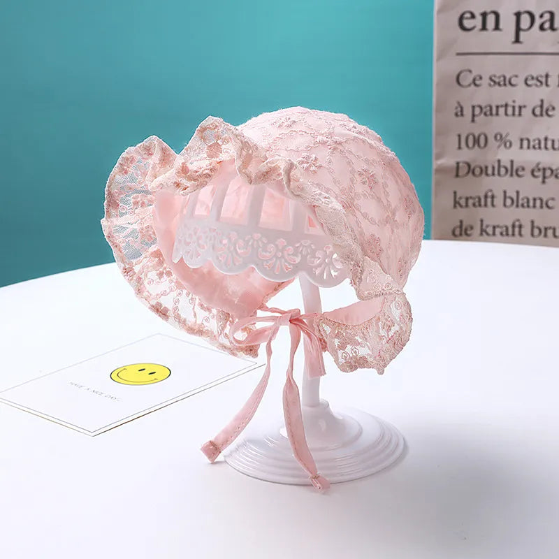 Double Layer Full Lace Baby Hat