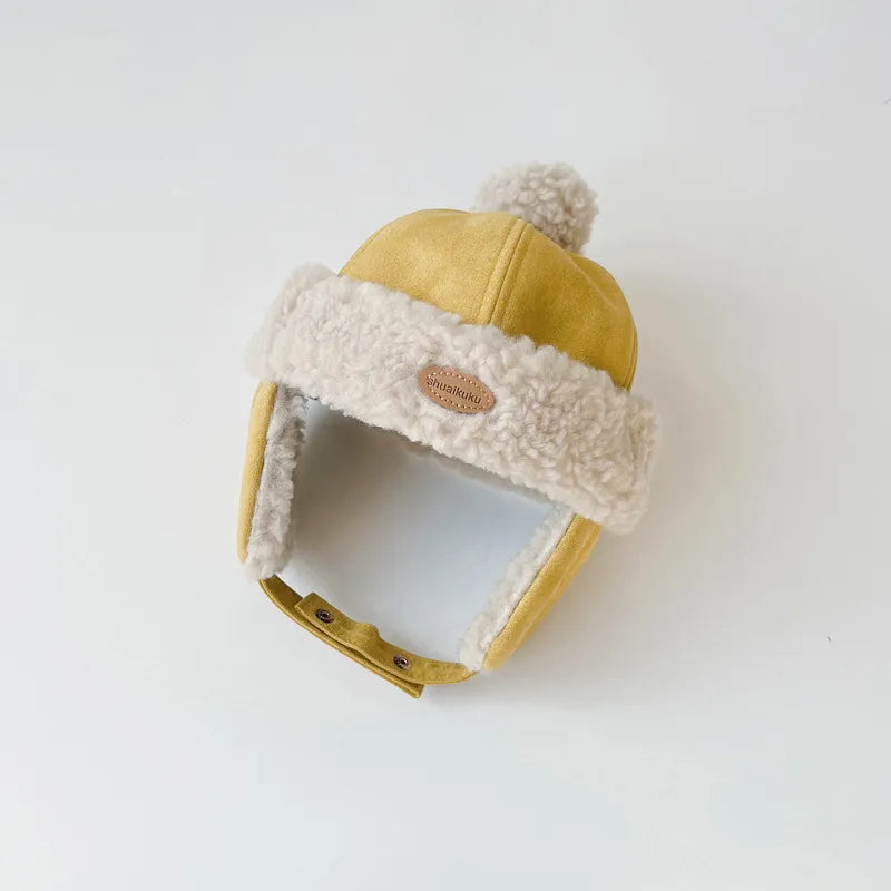 Kids Mongolian Velvet Warm Winter Hat