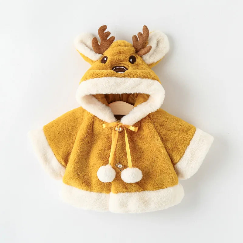 Plush Reindeer Poncho