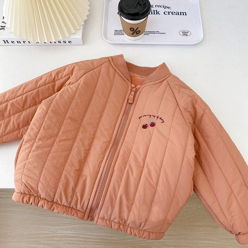 Kids Embroidered Patch Jacket
