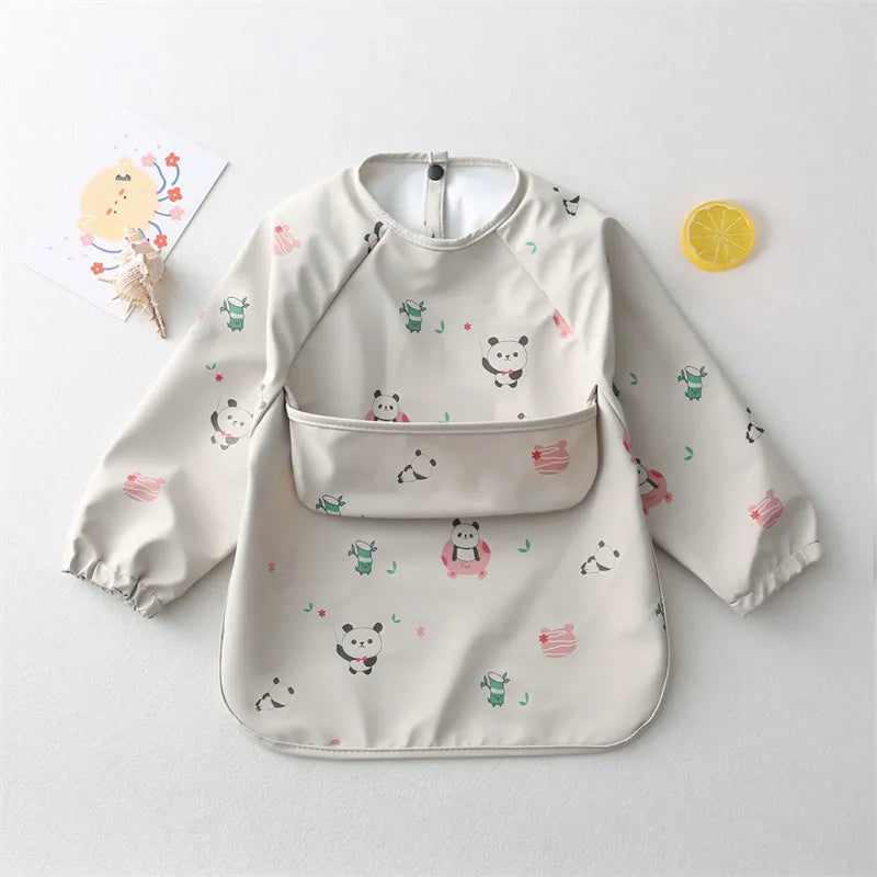 Kids Long Sleeved PU Bibs