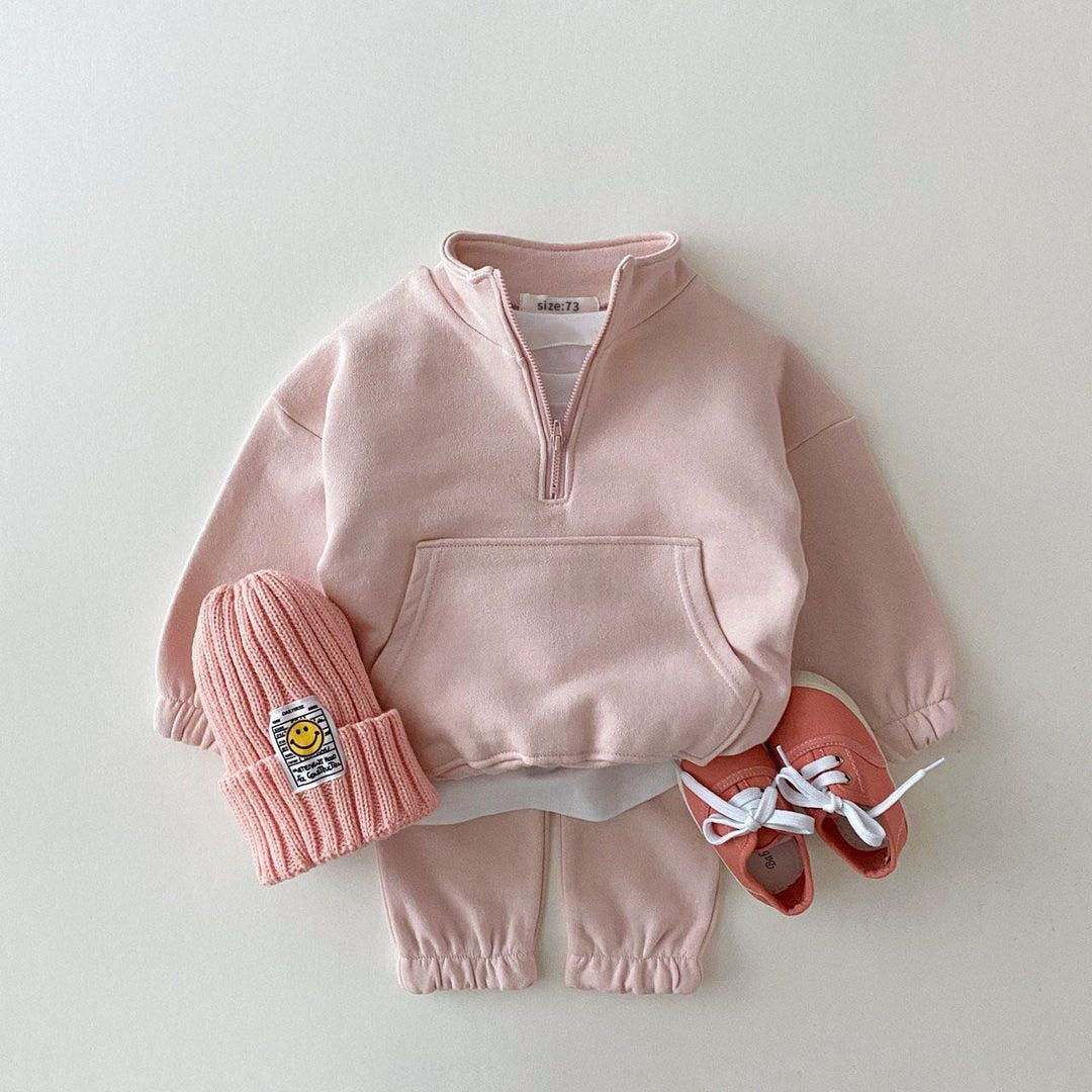 Kids High Neck Jogger Set