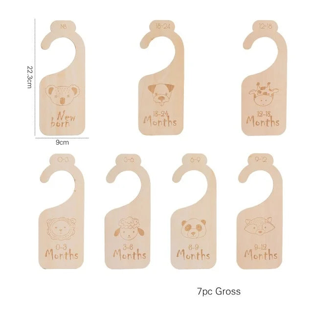7Pcs Acrylic Closet Dividers