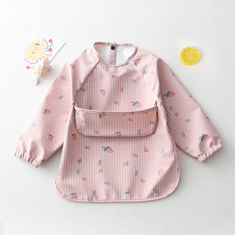 Kids Long Sleeved PU Bibs