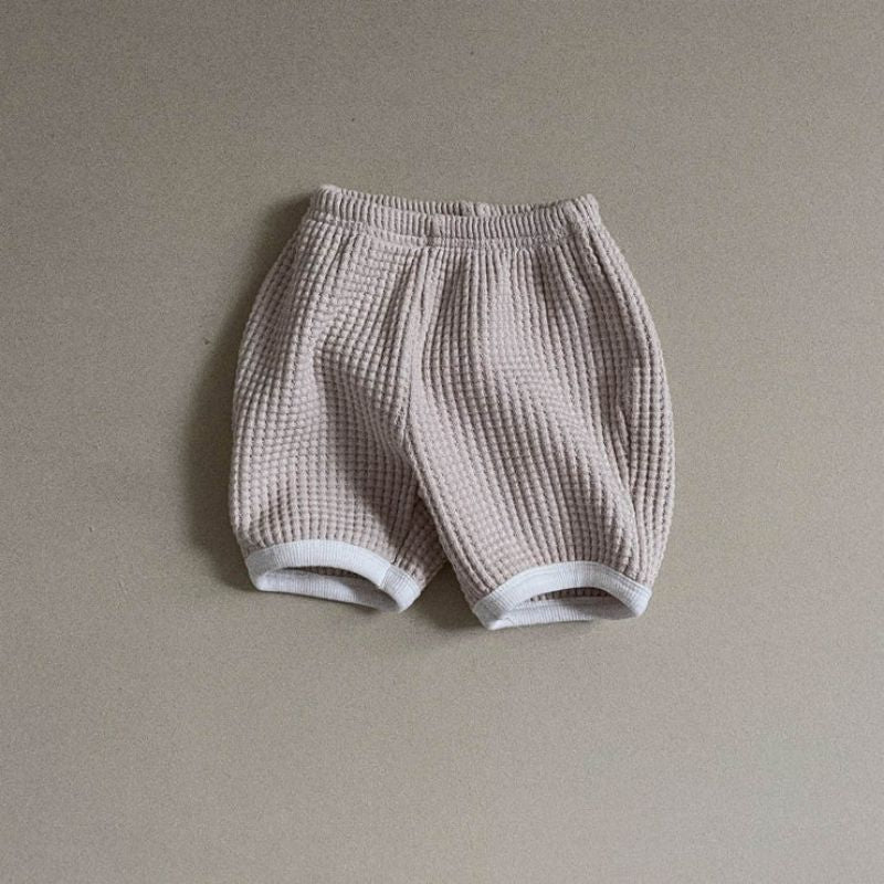 Waffle Sportswear Shorts Set