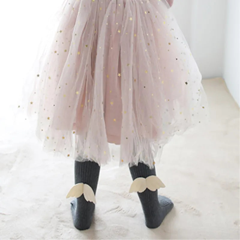 Kids Cute Wings Footed Legging