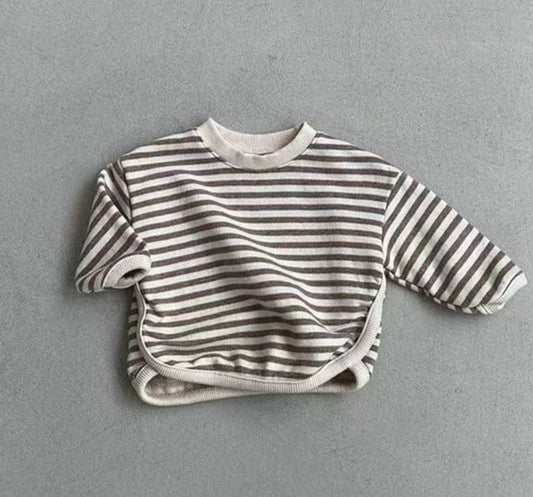 Fall Long Sleeve Striped Shirt