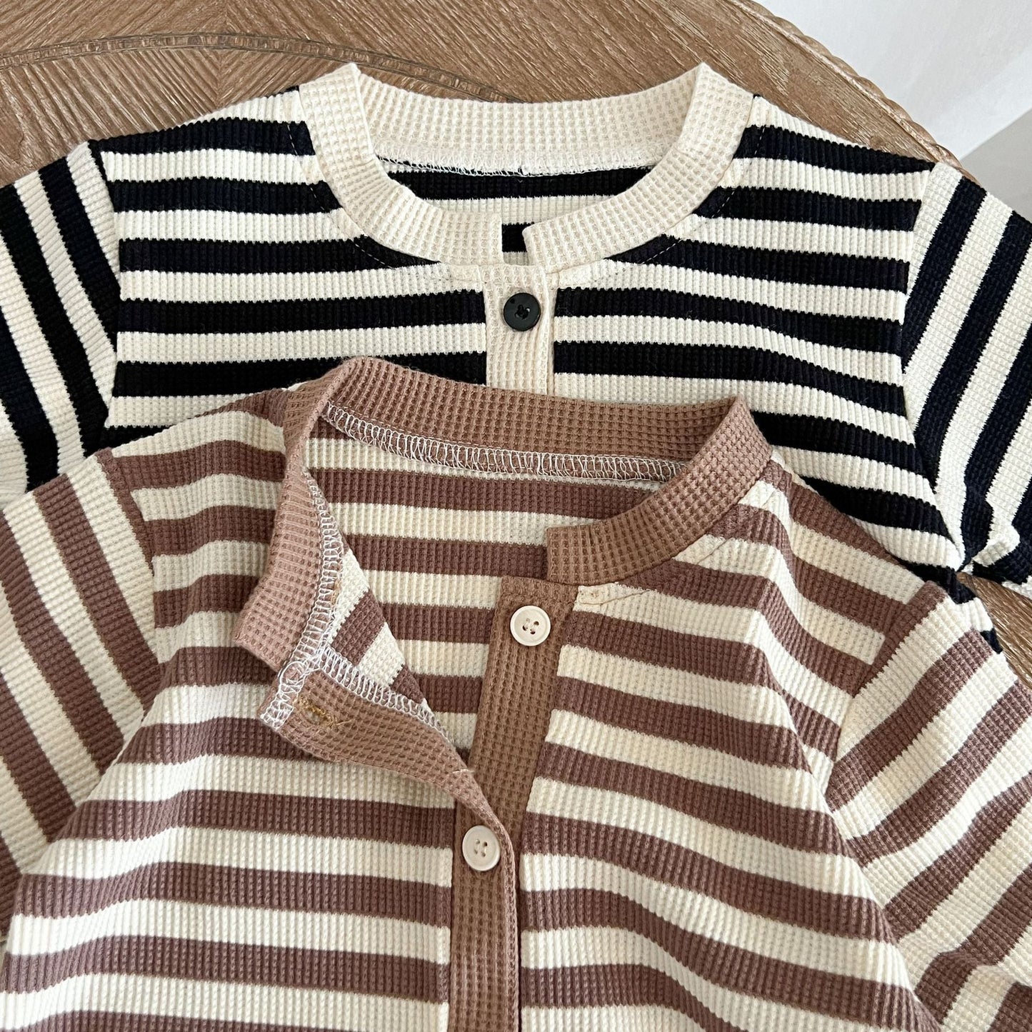 Warm Stripe Cotton jumpsuit