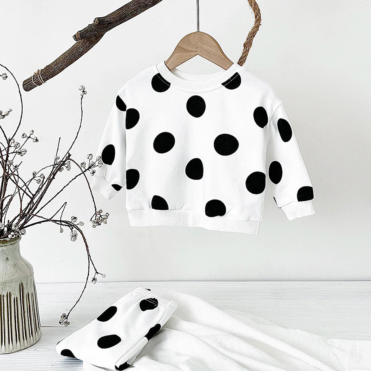 Polka Dot Jogger Set