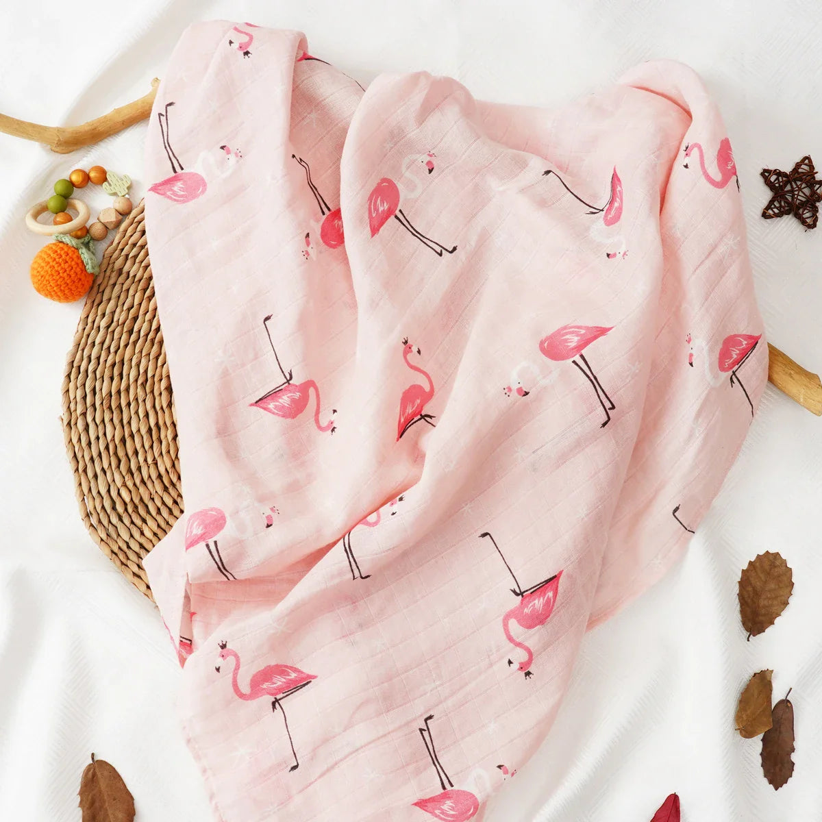 Printed Muslin Cotton Baby Swaddle