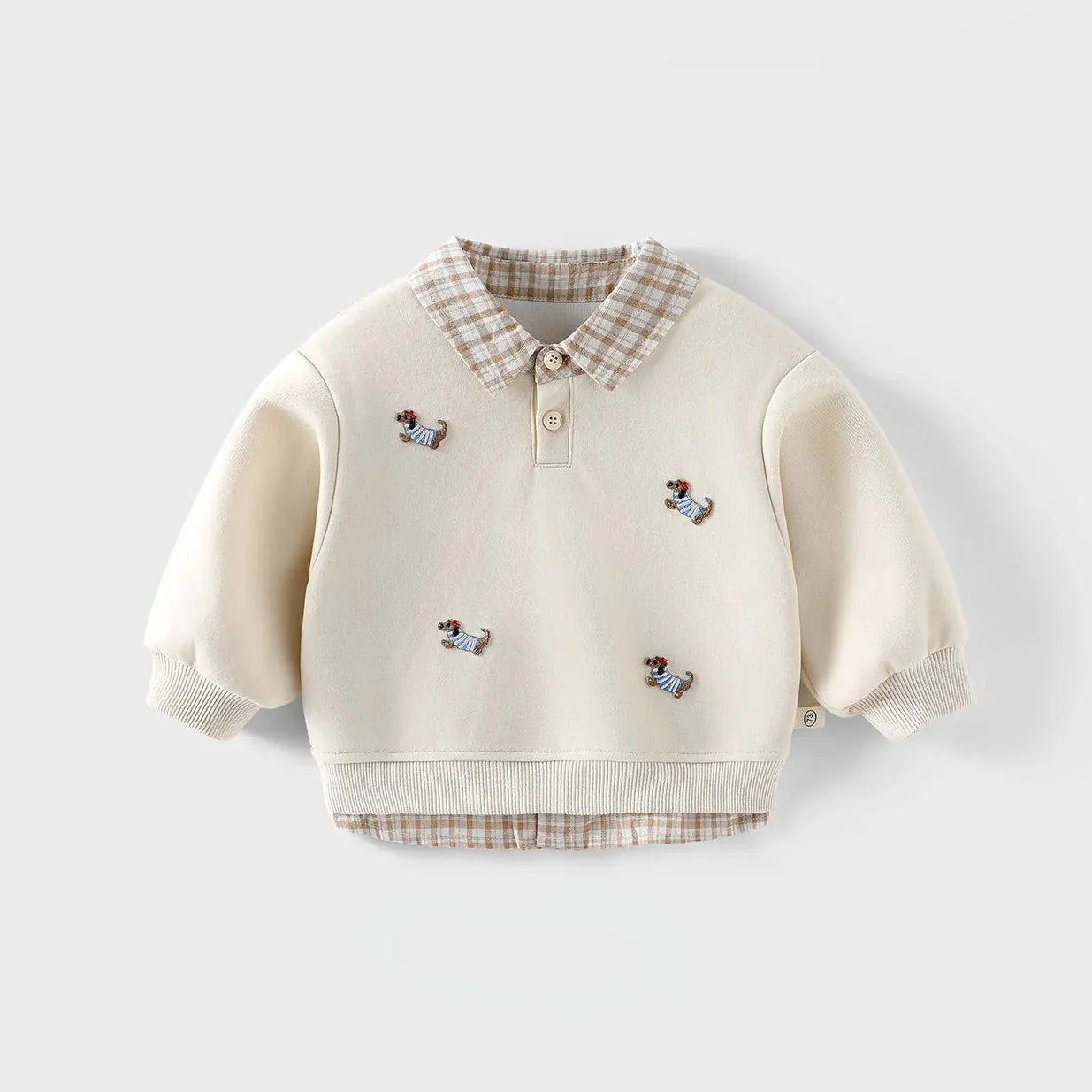 Faux Two-piece Pullover Sweater Top