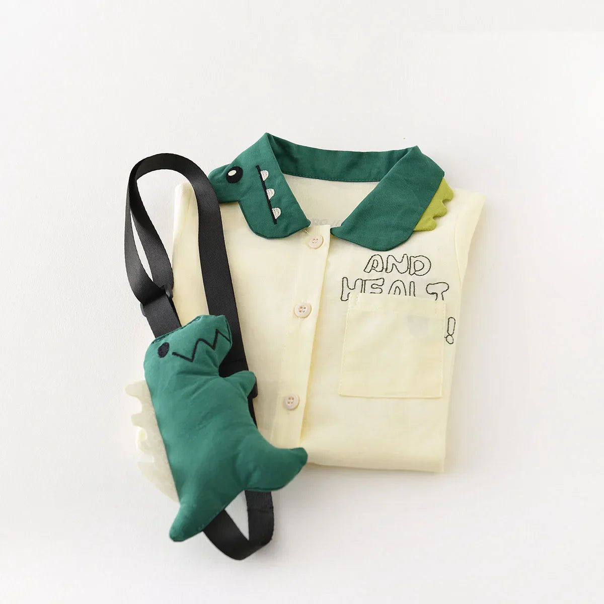Dinosaur Jumpsuit w Bag