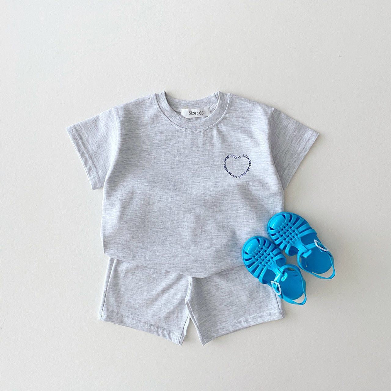 Love Me More Shorts Set